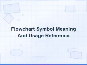 Flowchart Symbol Meaning and Usage Reference